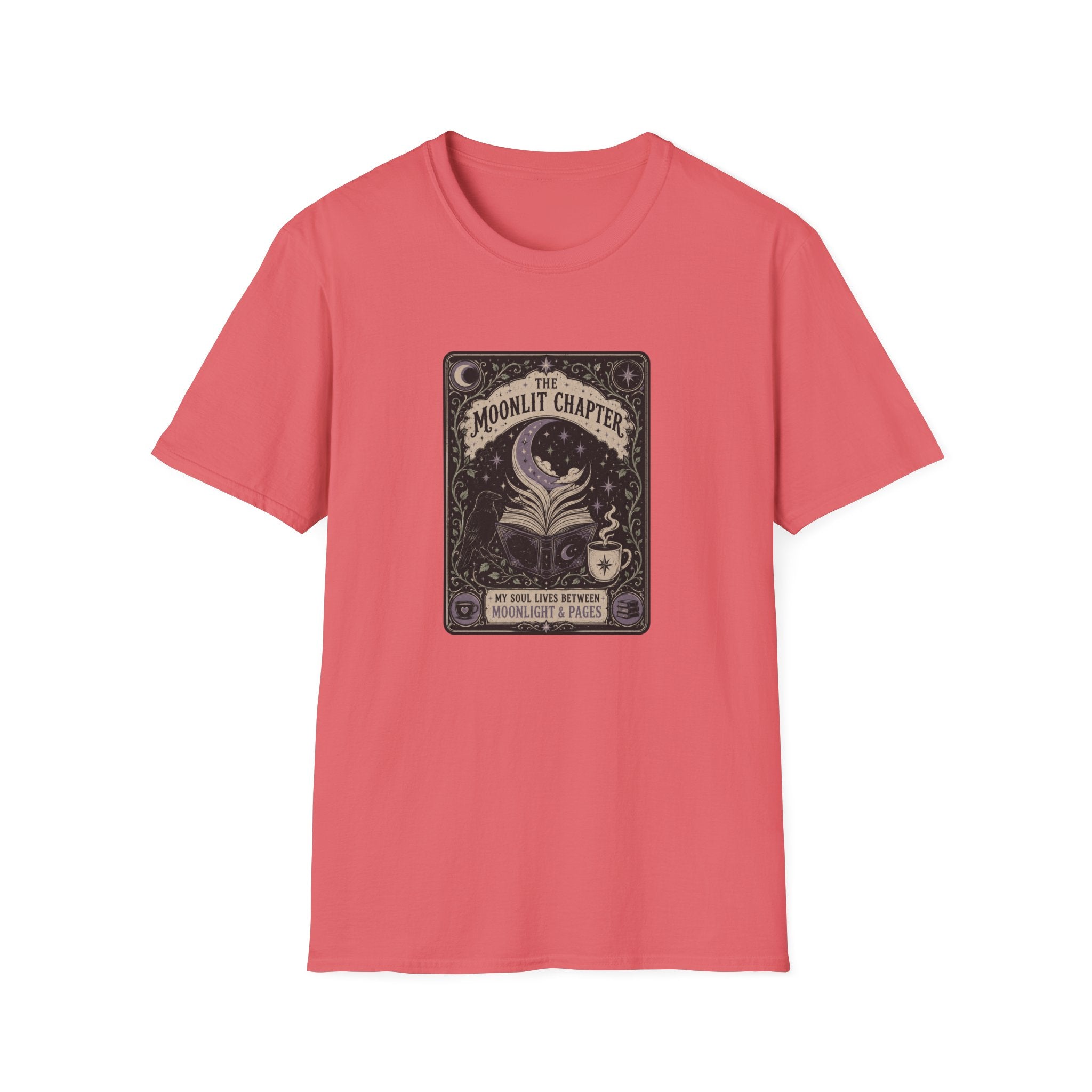 The Moonlit Chapter Tarot T-Shirt