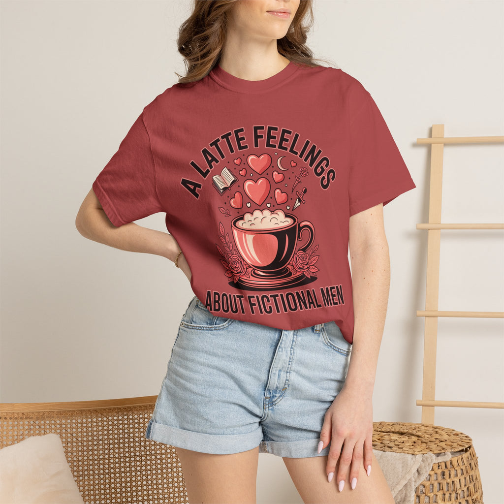 A Latte Feelings About Fictional Men T-Shirt