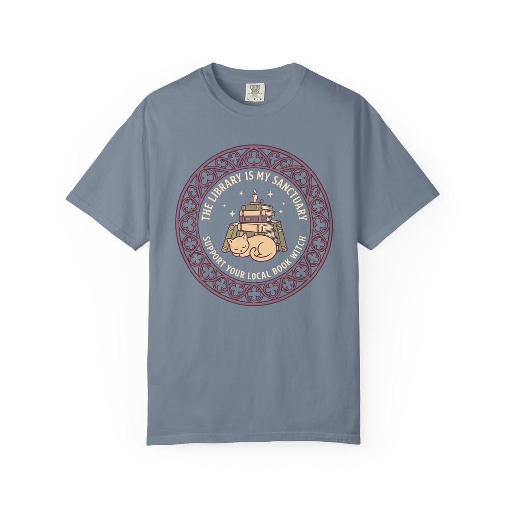 The Library is My Sanctuary T-Shirt