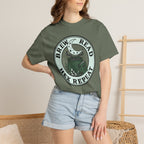 Green Brew Read Hex Repeat Circle Badge T-Shirt