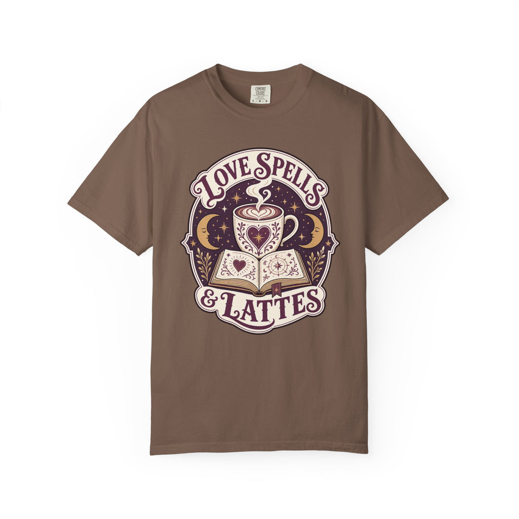 Love Spells & Lattes Crest T-Shirt