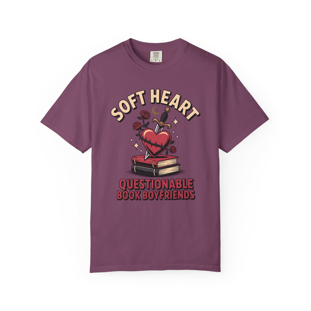 Soft Heart Questionable Book Boyfriends T-Shirt