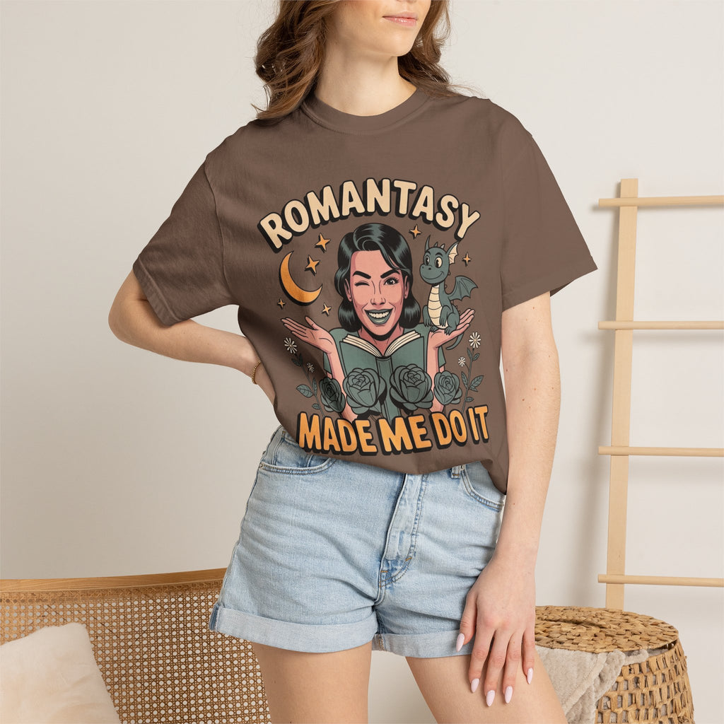 Dragon Romantasy Made Me Do It T-Shirt