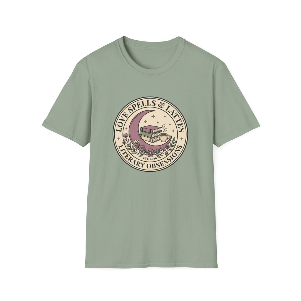 Love Spells & Lattes Literary Obsessions T-Shirt