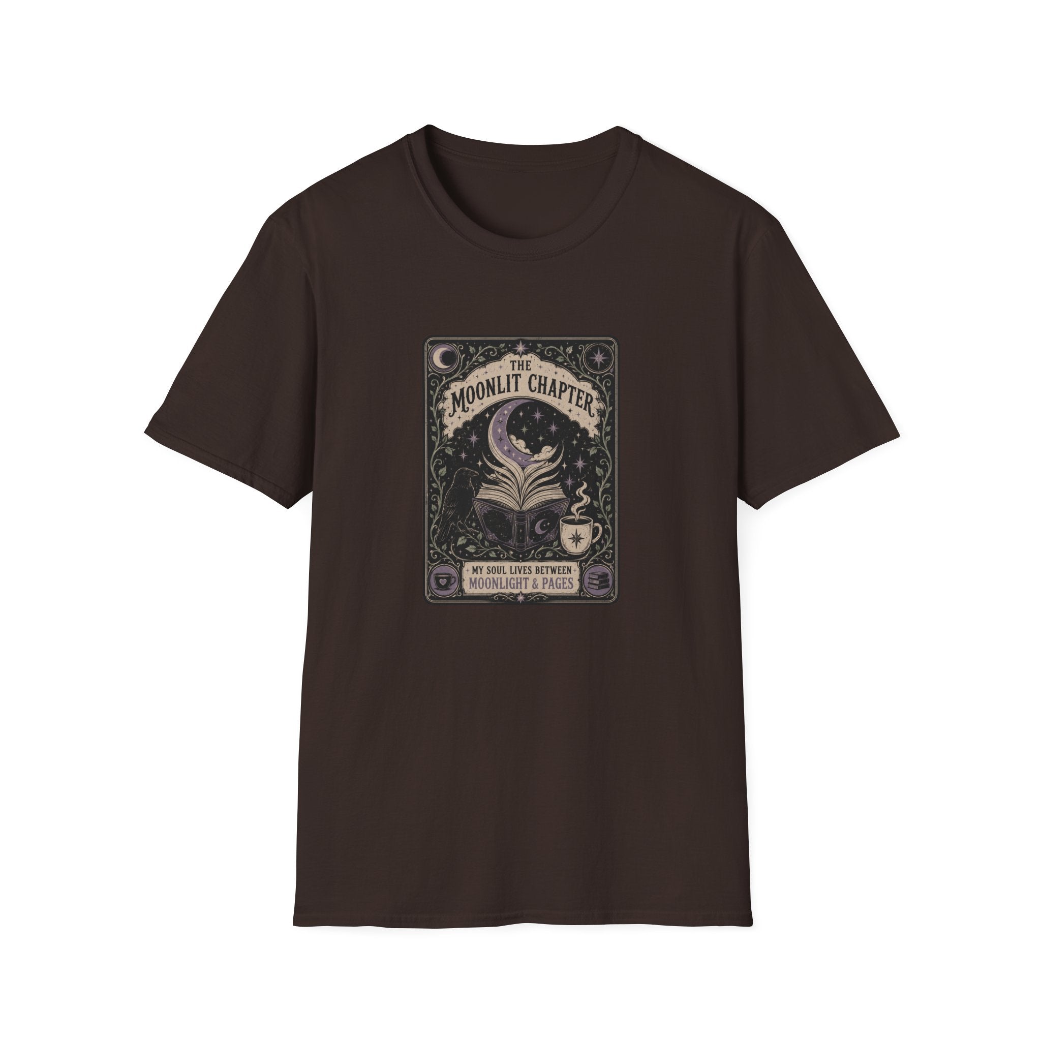 The Moonlit Chapter Tarot T-Shirt