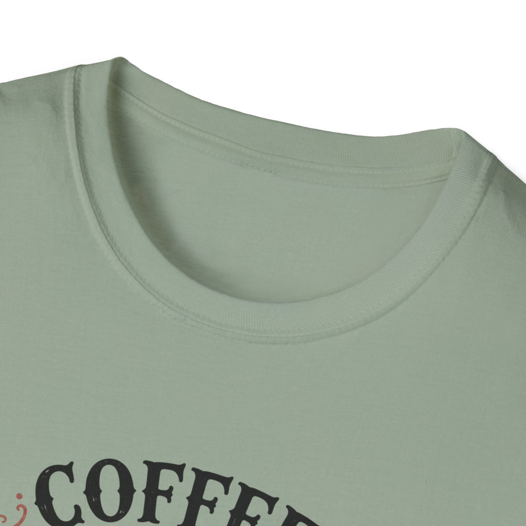 Coffee First Fictional Villains Later T-Shirt