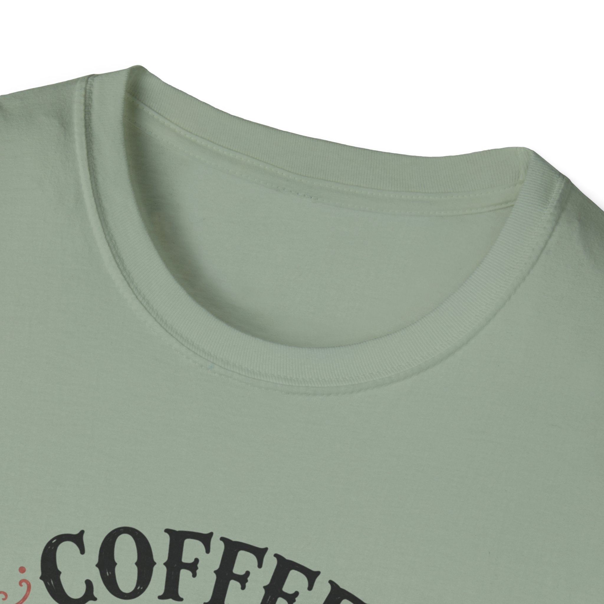 Coffee First Fictional Villains Later T-Shirt