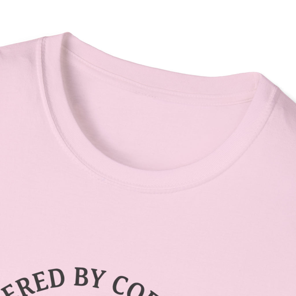 Powered By Coffee & Morally Gray Villains T-Shirt