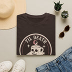 Til Death Do Us Read Circle Badge T-Shirt