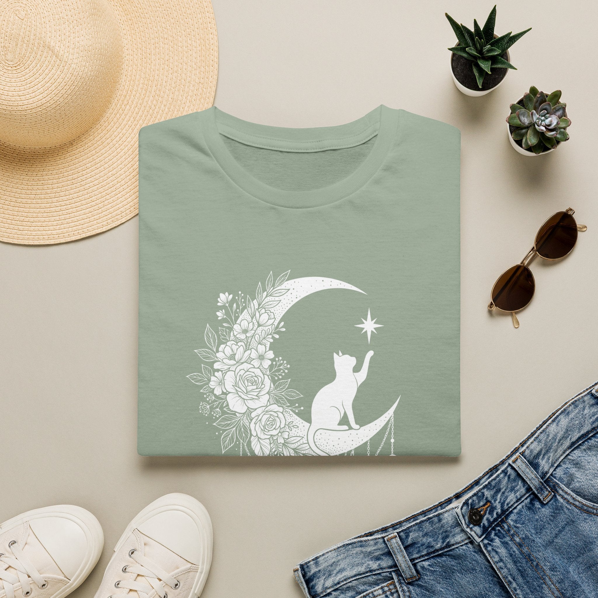 Cat on the Moon T-Shirt