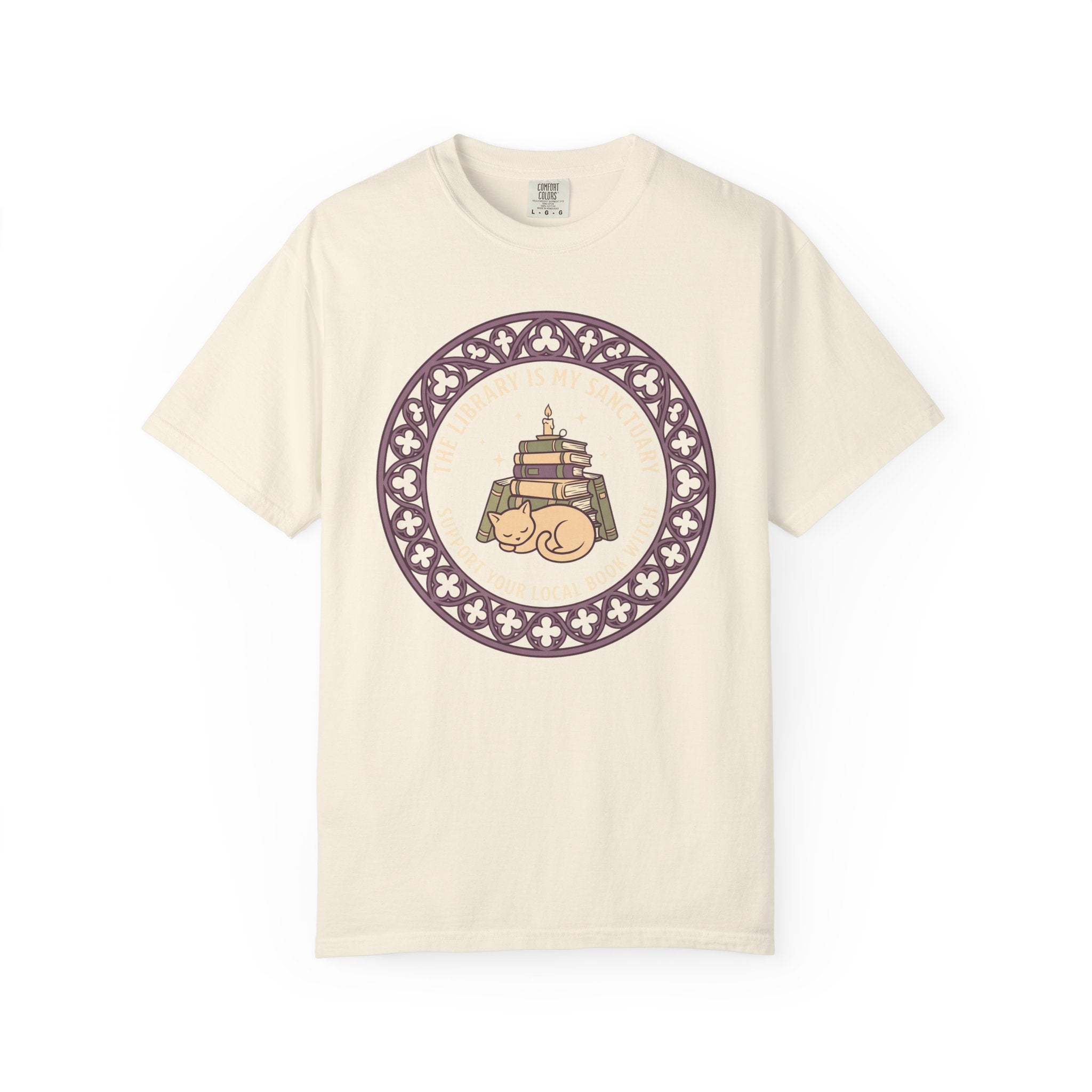 The Library is My Sanctuary T-Shirt