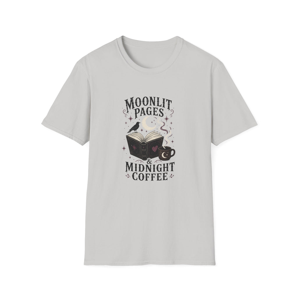 Moonlit Pages & Midnight Coffee T-Shirt