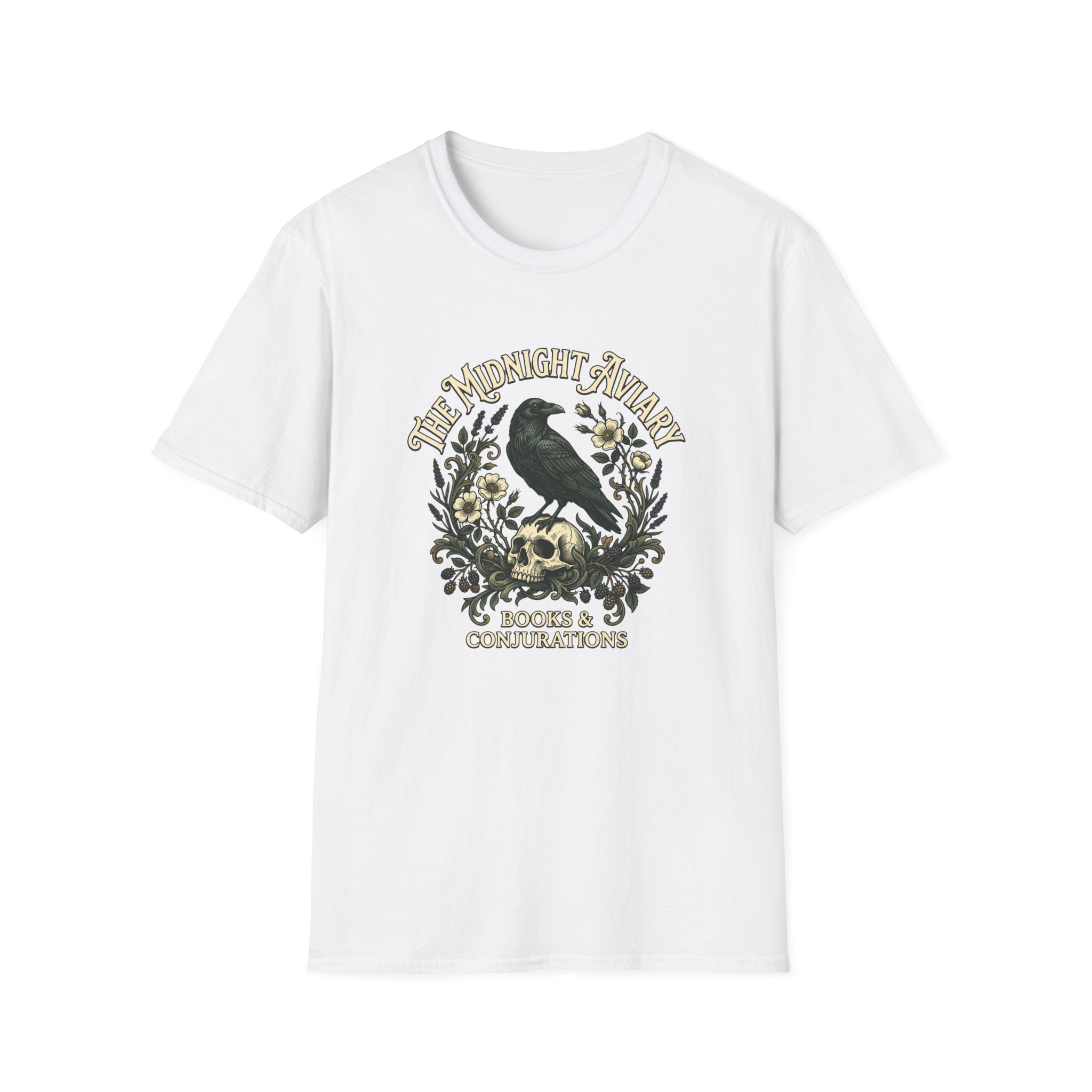 The Midnight Aviary Books & Conjurations T-Shirt