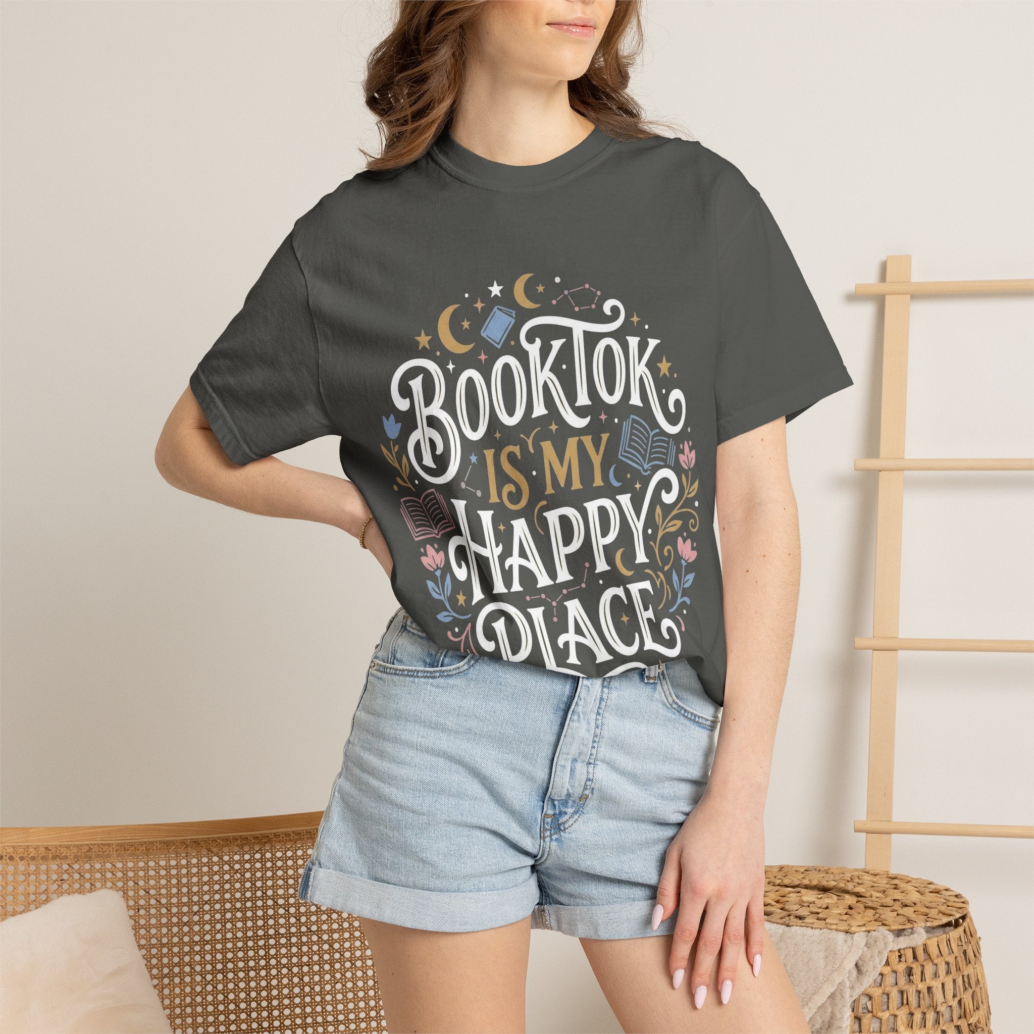 Booktok Is My Happy Place T-Shirt