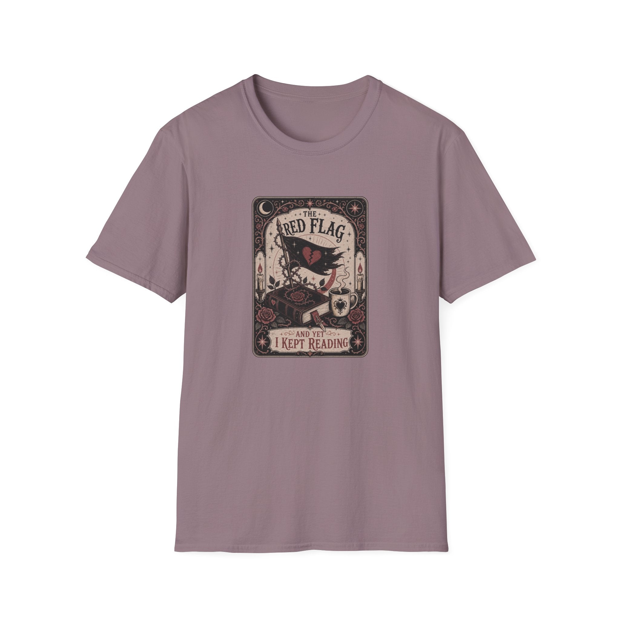 The Red Flag and Yet I Kept Reading Tarot T-Shirt