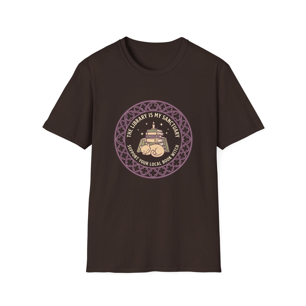The Library is My Sanctuary T-Shirt