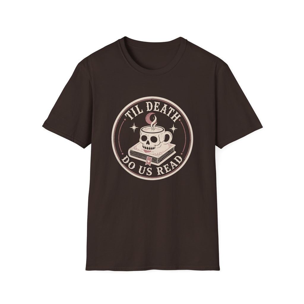 Til Death Do Us Read Circle Badge T-Shirt