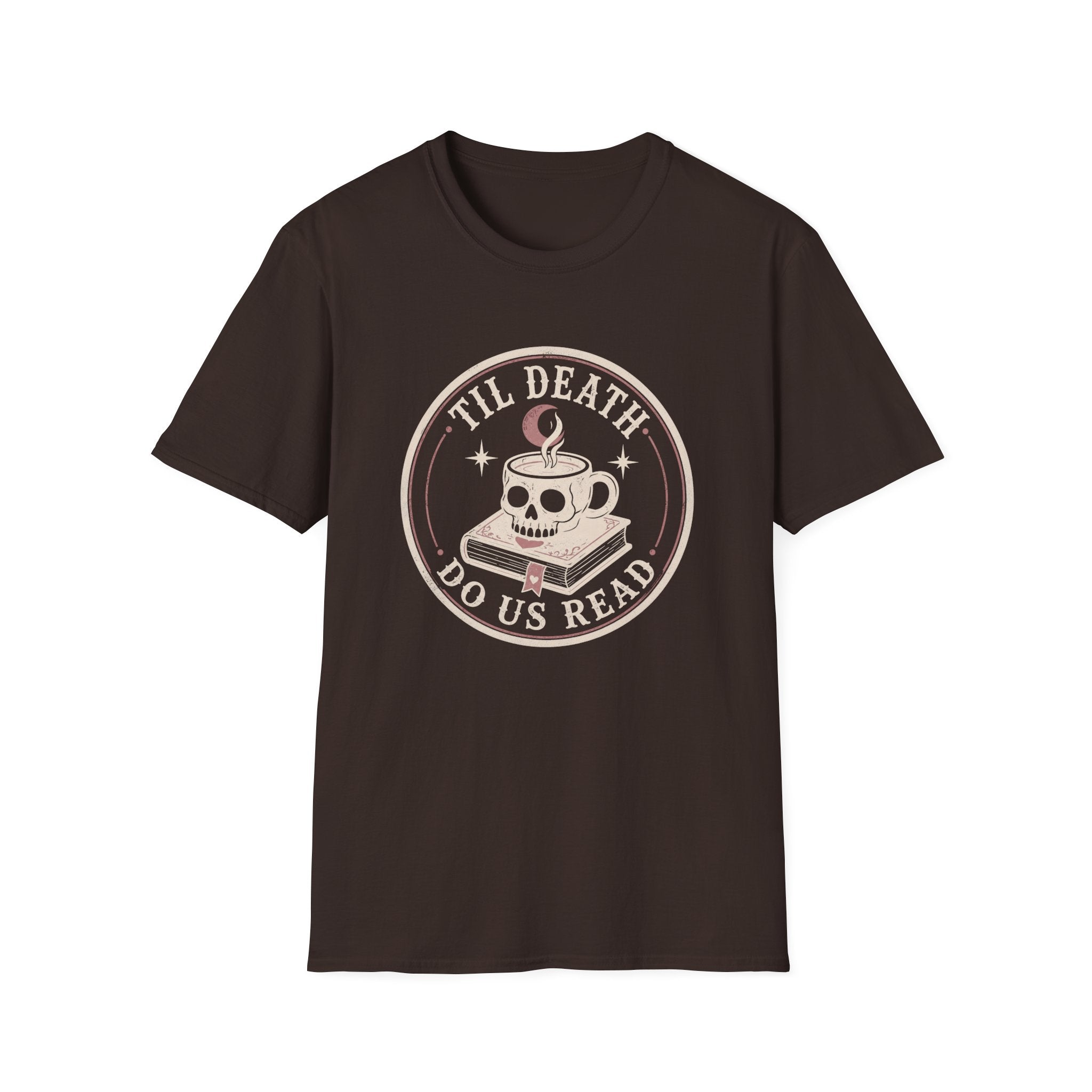 Til Death Do Us Read Circle Badge T-Shirt