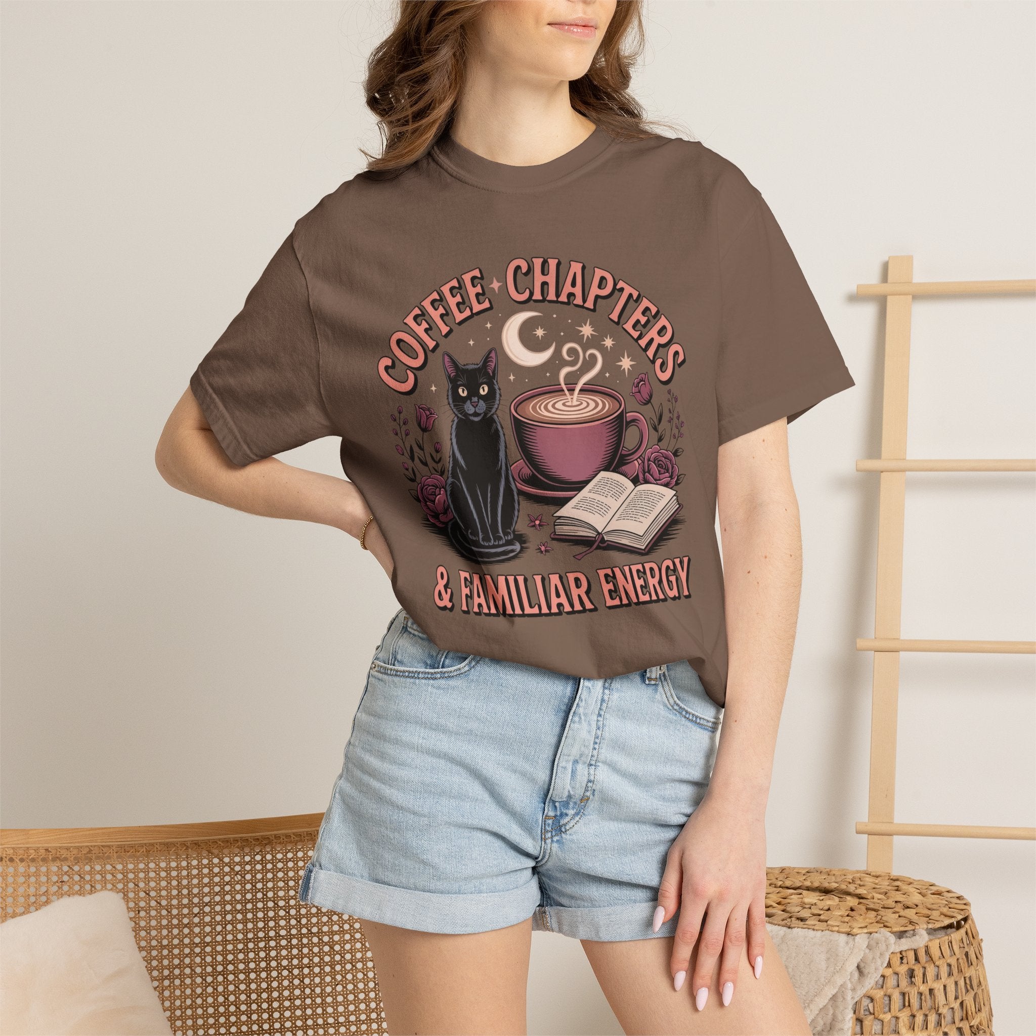 Coffee Chapters & Familiar Energy T-Shirt