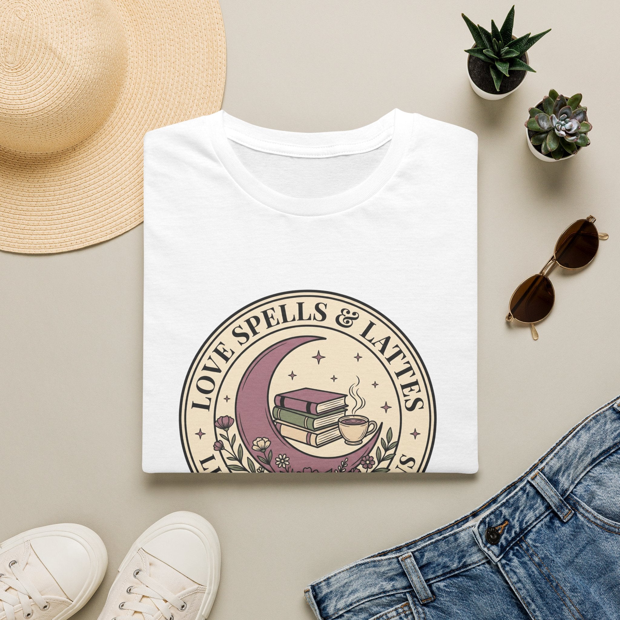 Love Spells & Lattes Literary Obsessions T-Shirt