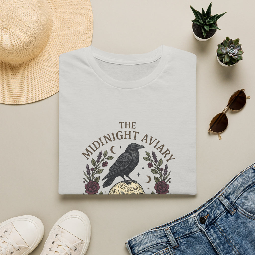 Midnight Aviary with Red Accents T-Shirt