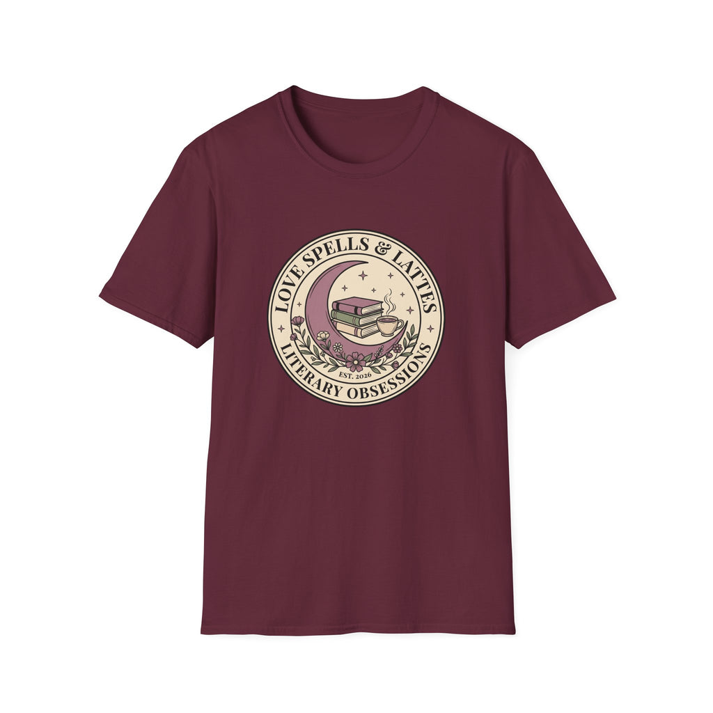 Love Spells & Lattes Literary Obsessions T-Shirt