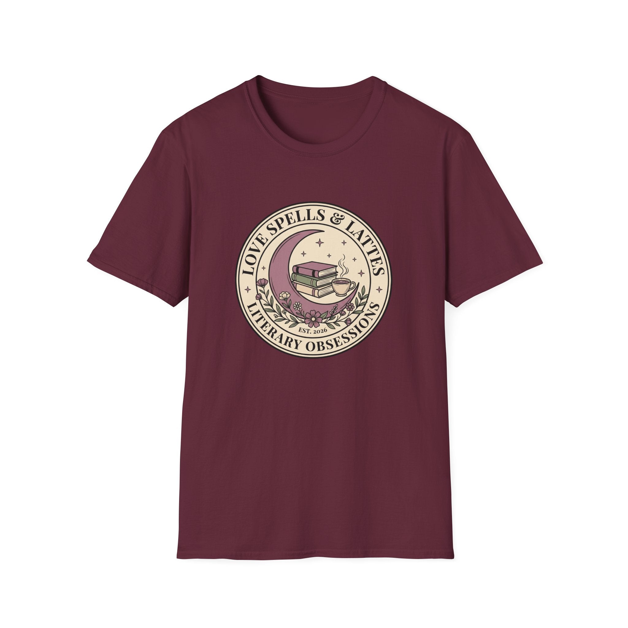 Love Spells & Lattes Literary Obsessions T-Shirt