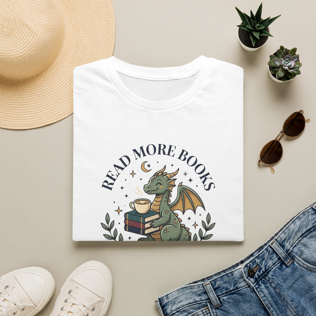 Read More Books Drink More Lattes T-Shirt