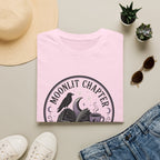 Moonlit Chapter Read After Dark Circle Badge T-Shirt
