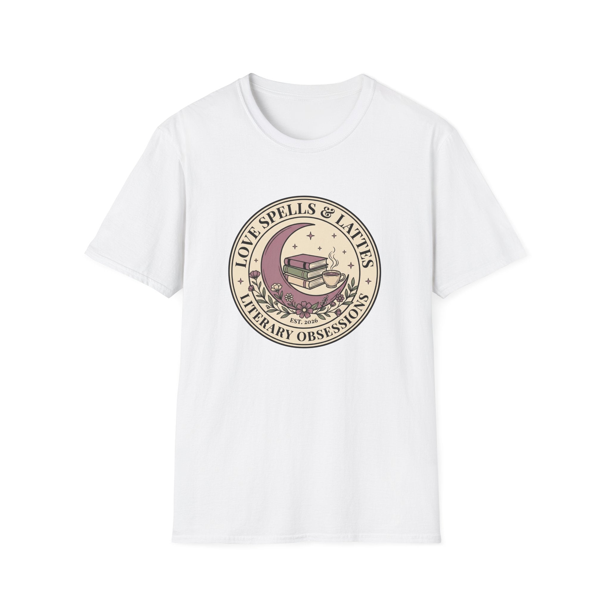 Love Spells & Lattes Literary Obsessions T-Shirt
