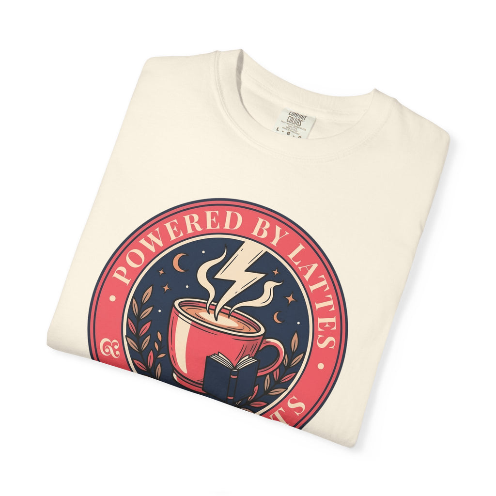 Powered by Lattes & Plot Twists T-Shirt