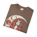 Moon Goddess Coral Graphic T-Shirt