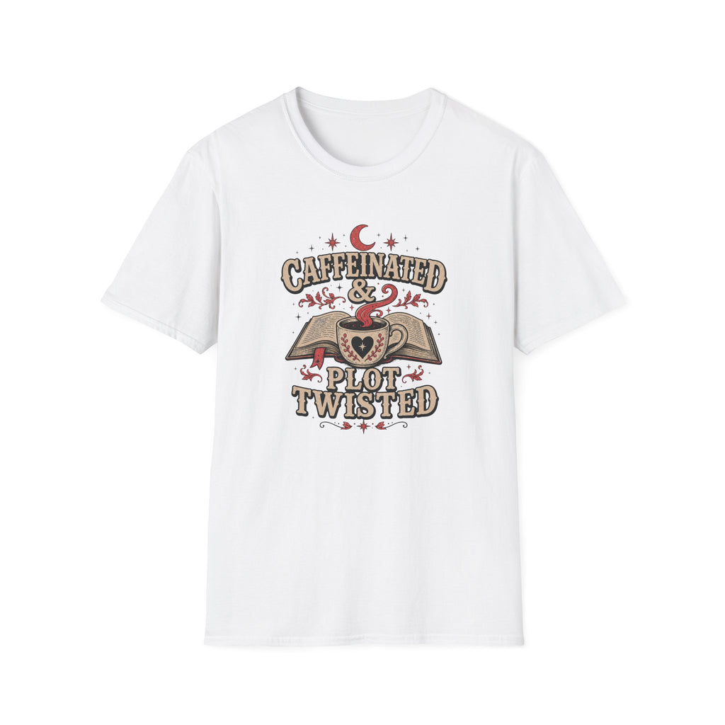 Caffeinated & Plot Twisted  T-Shirt