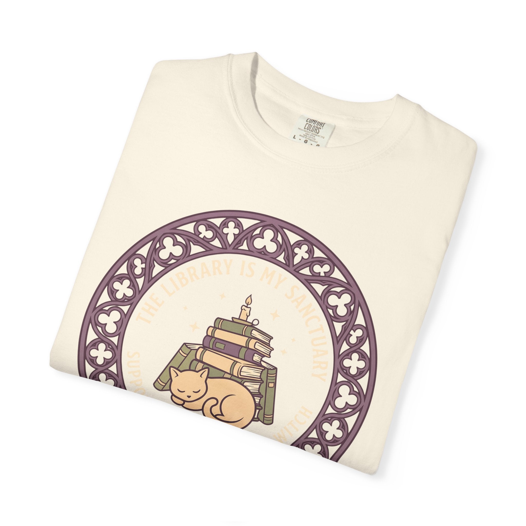 The Library is My Sanctuary T-Shirt