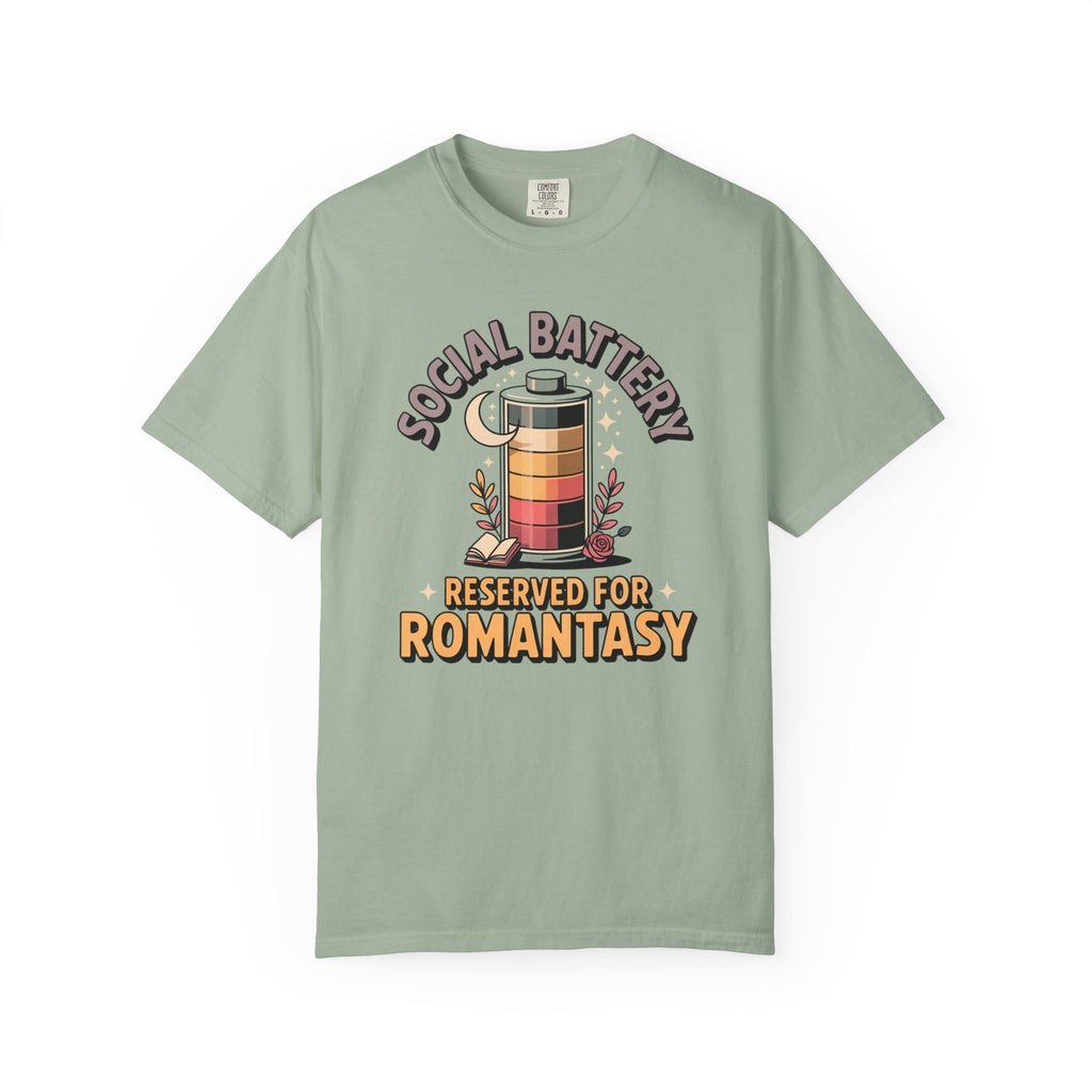 Social Battery Reserved For Romantasy T-Shirt