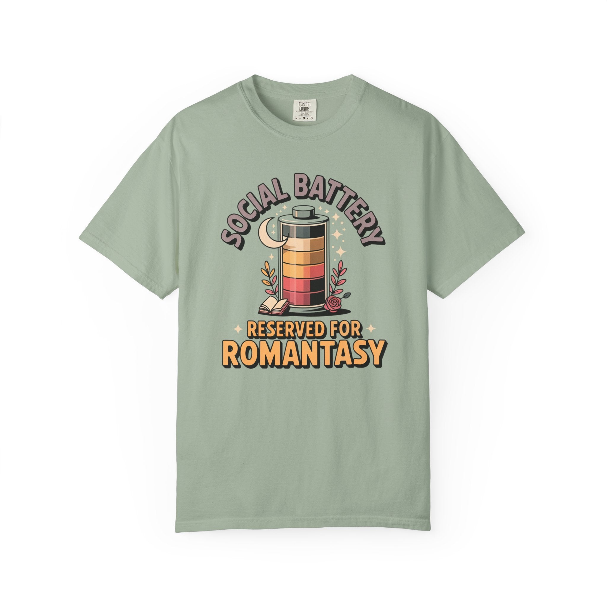 Social Battery Reserved For Romantasy T-Shirt
