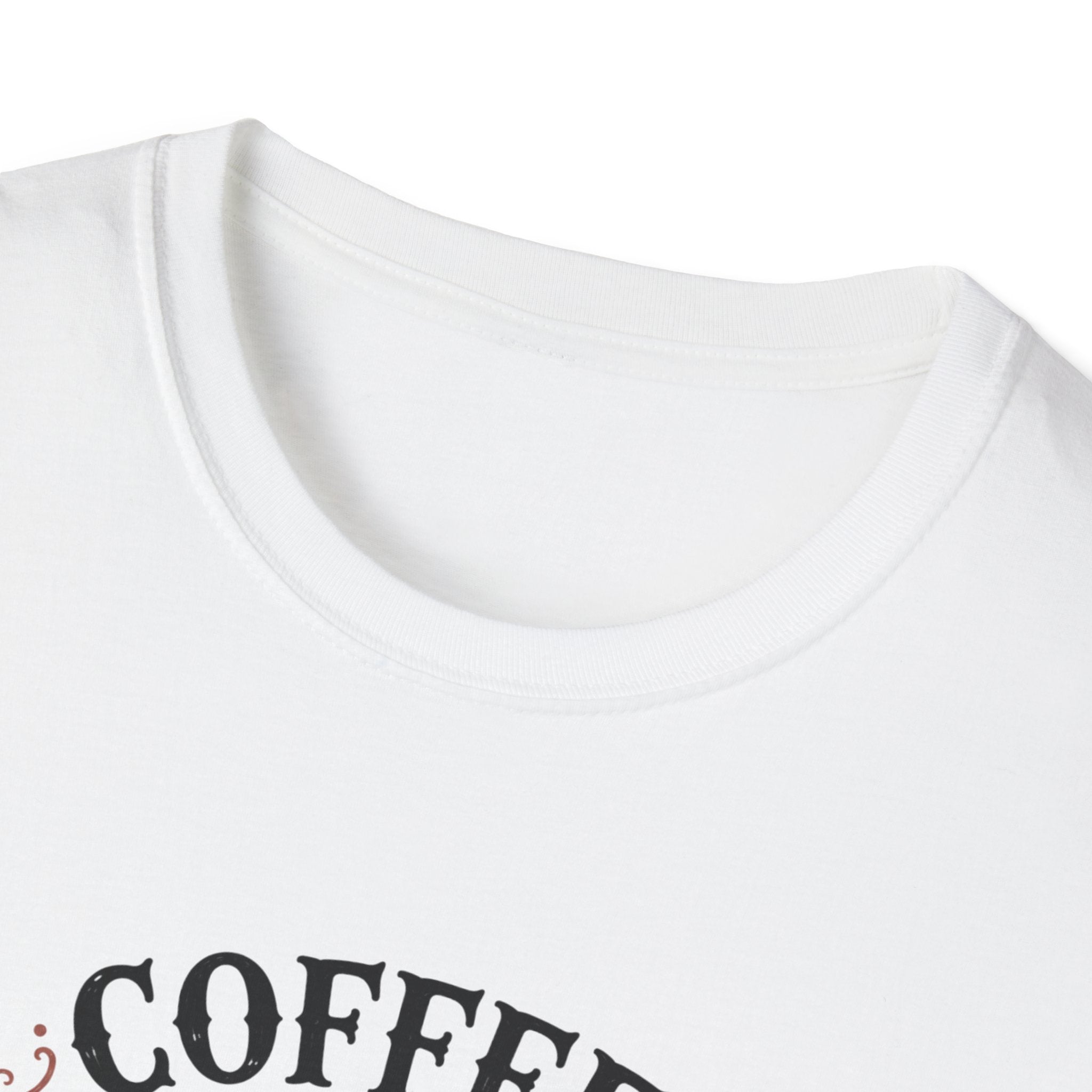 Coffee First Fictional Villains Later T-Shirt