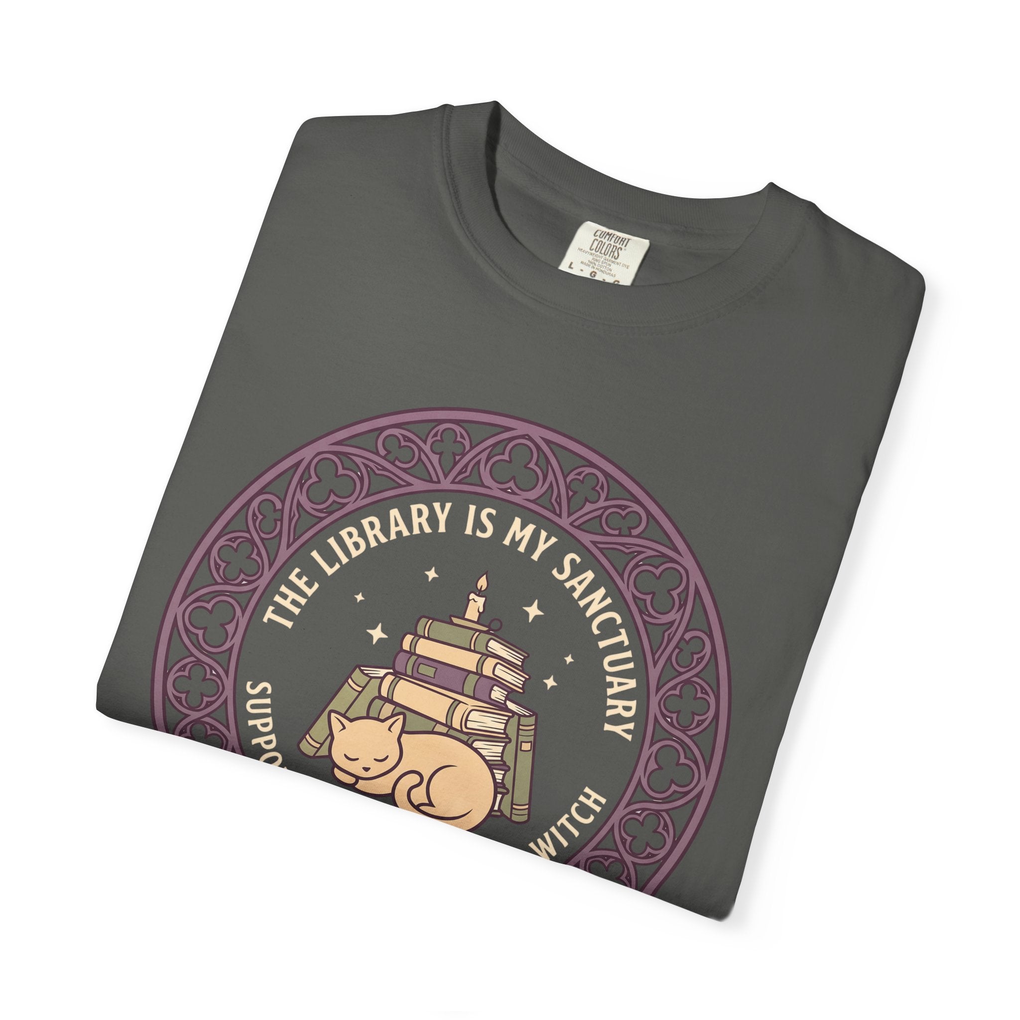 The Library is My Sanctuary T-Shirt