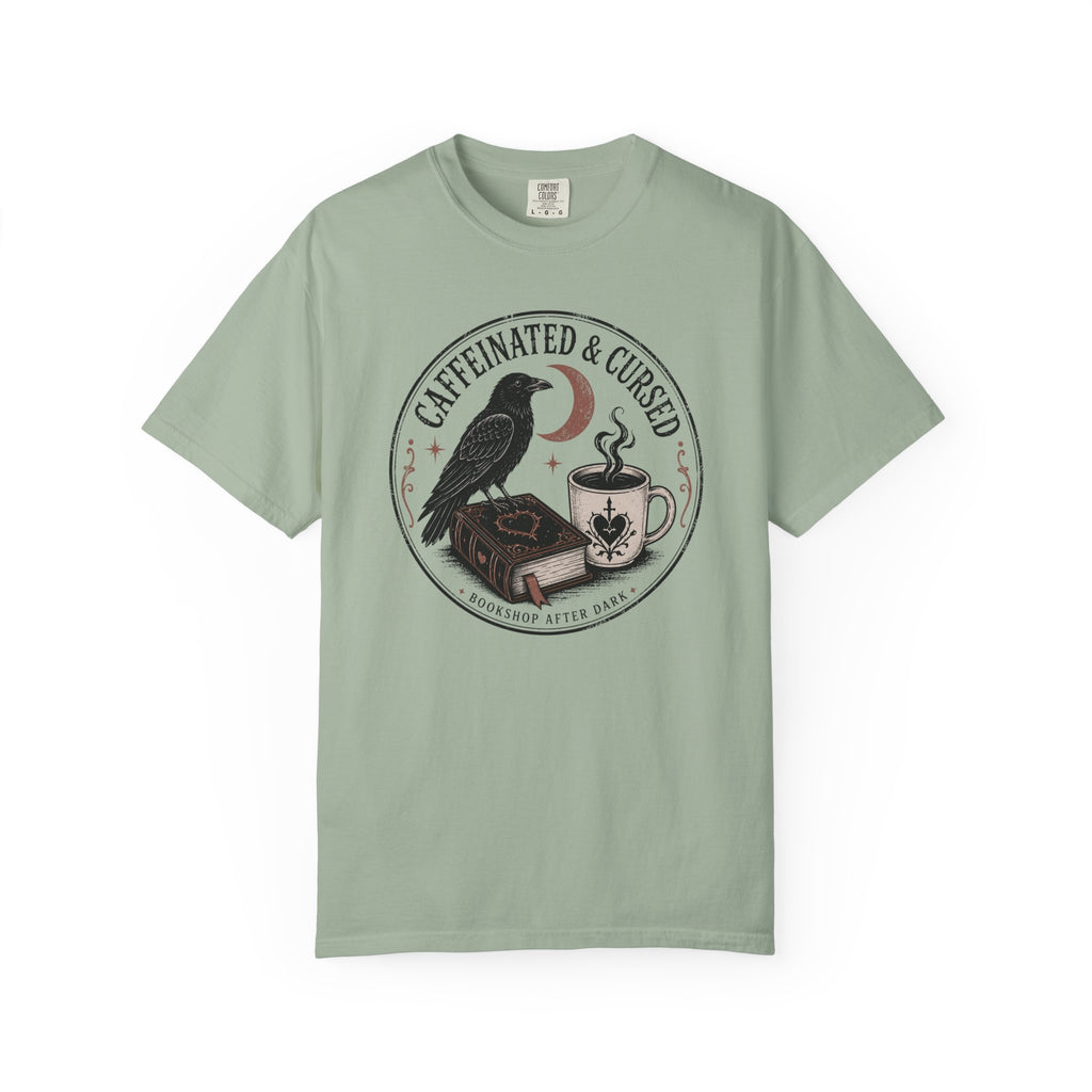 Caffeinated & Cursed Bookshop After Dark T-Shirt