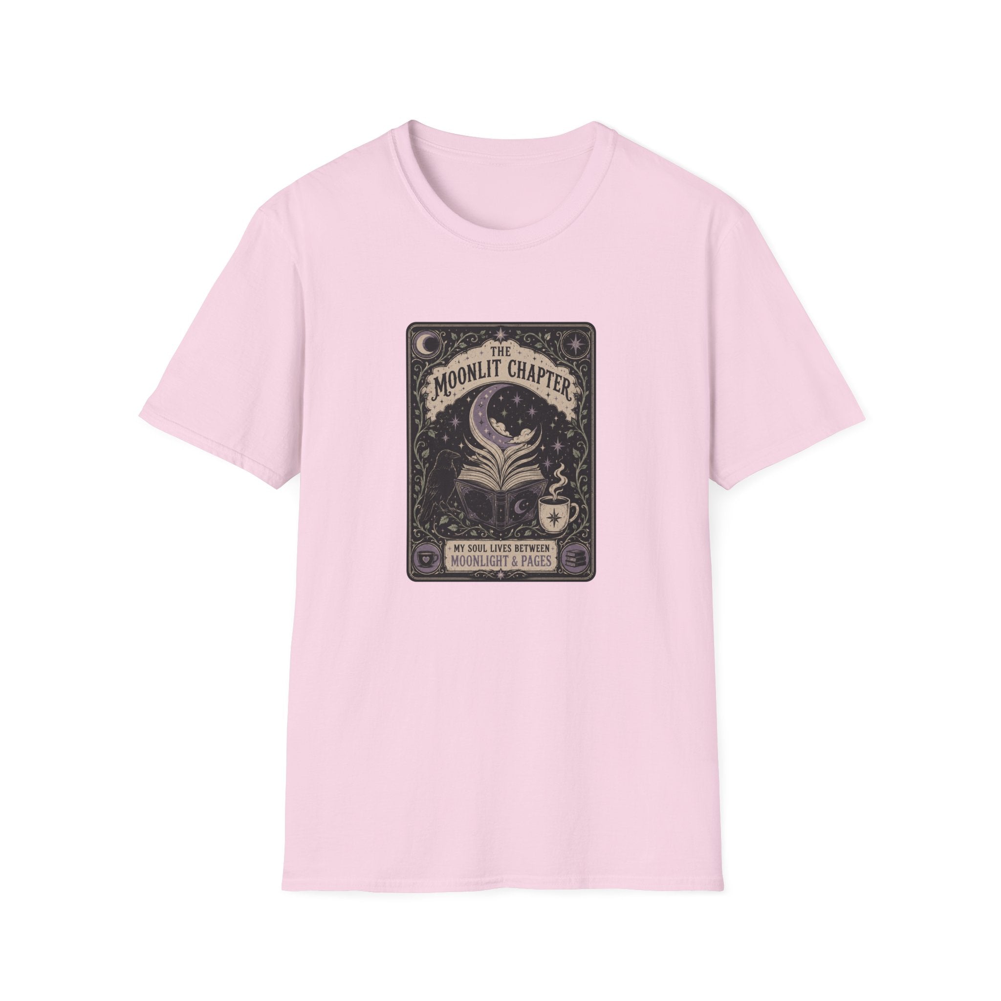 The Moonlit Chapter Tarot T-Shirt