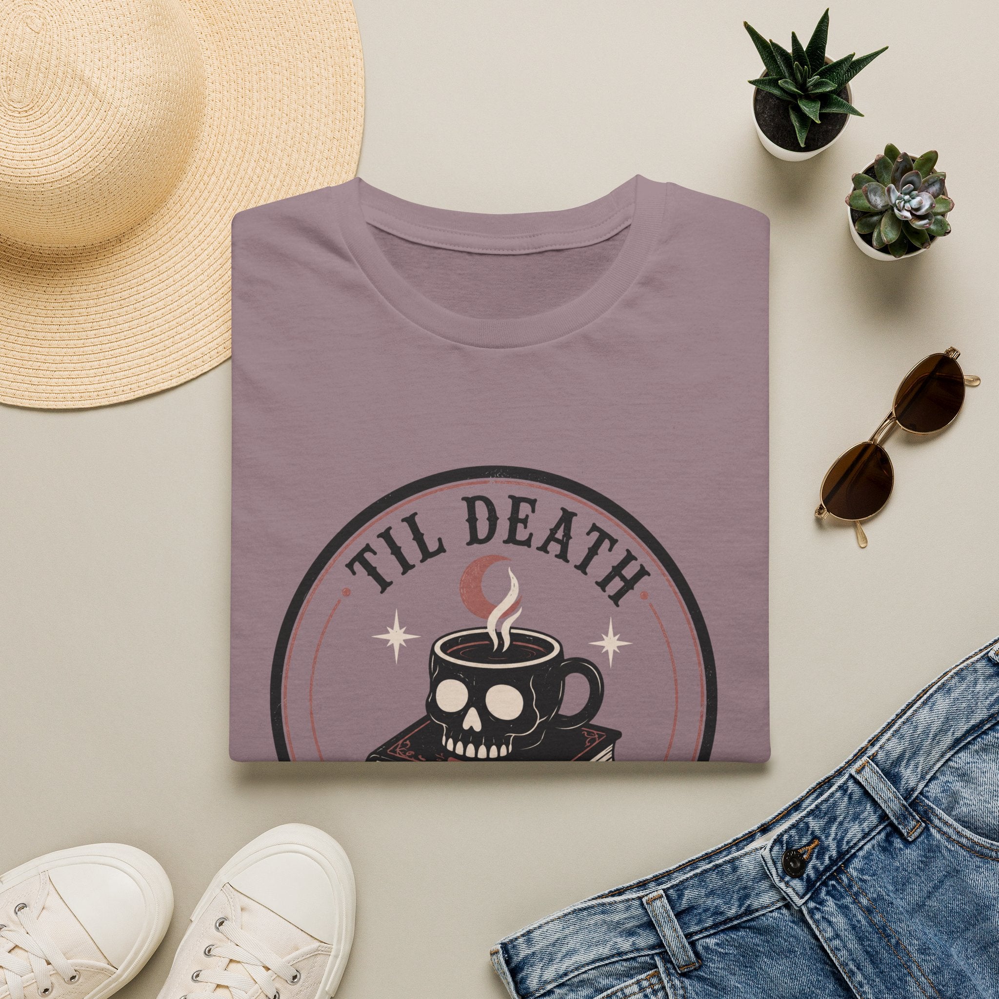 Til Death Do Us Read Circle Badge T-Shirt