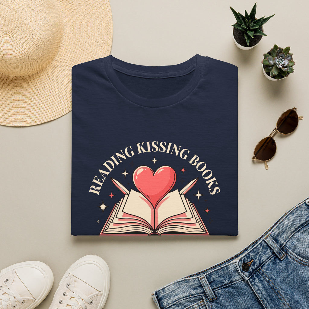 Reading Kissing Books With Swords T-Shirt