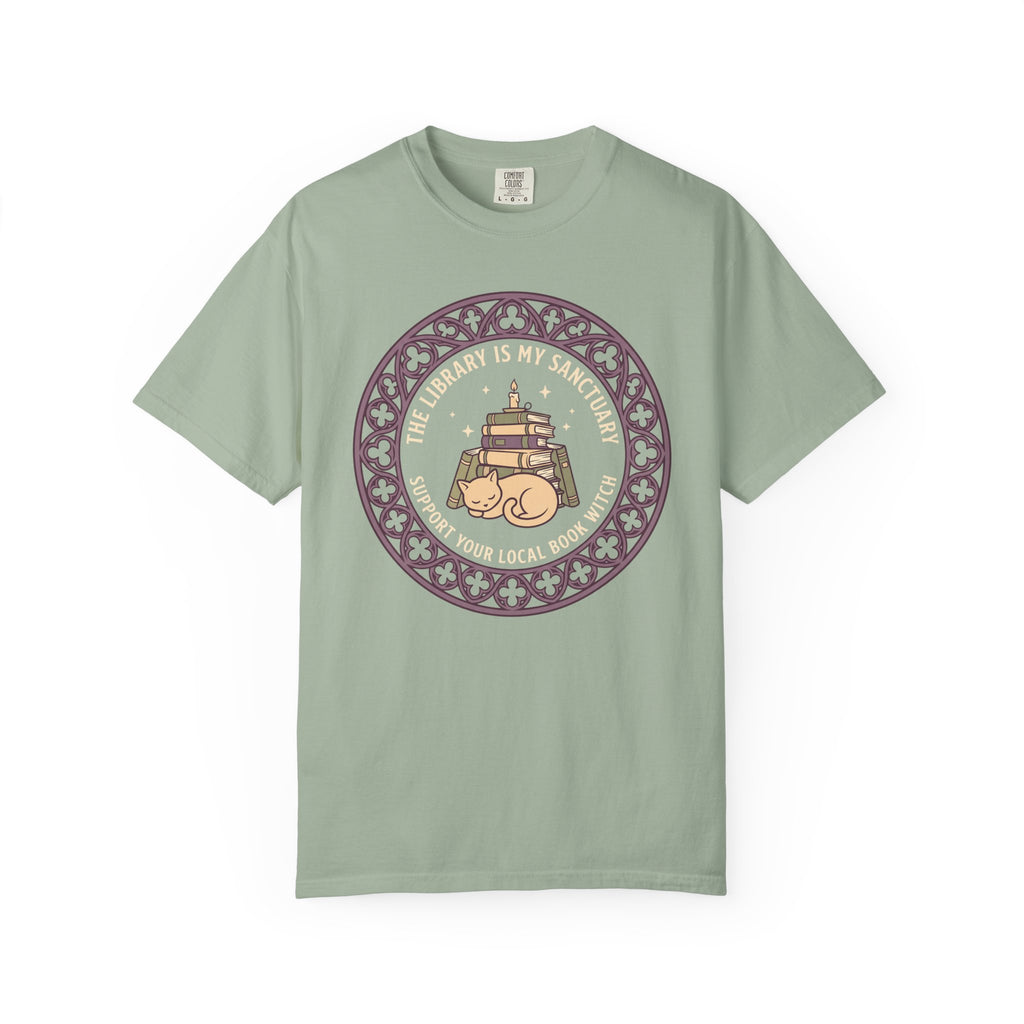 The Library is My Sanctuary T-Shirt