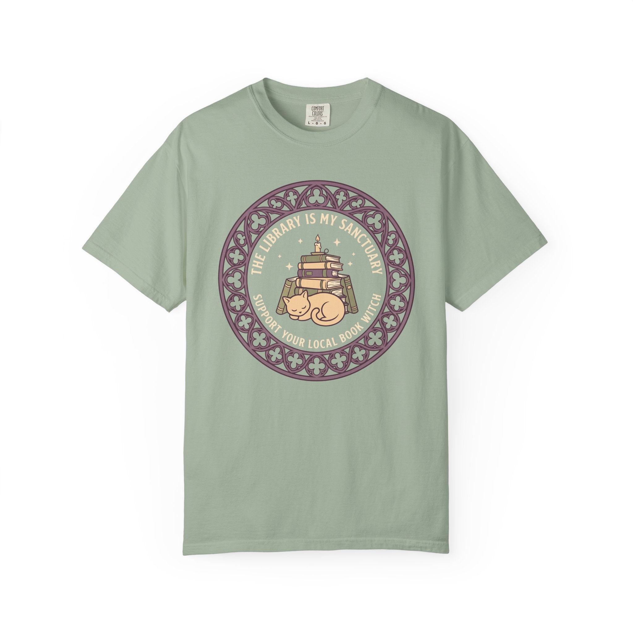 The Library is My Sanctuary T-Shirt
