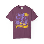 Iced Coffee & Sunshine Purple and Yellow T-Shirt