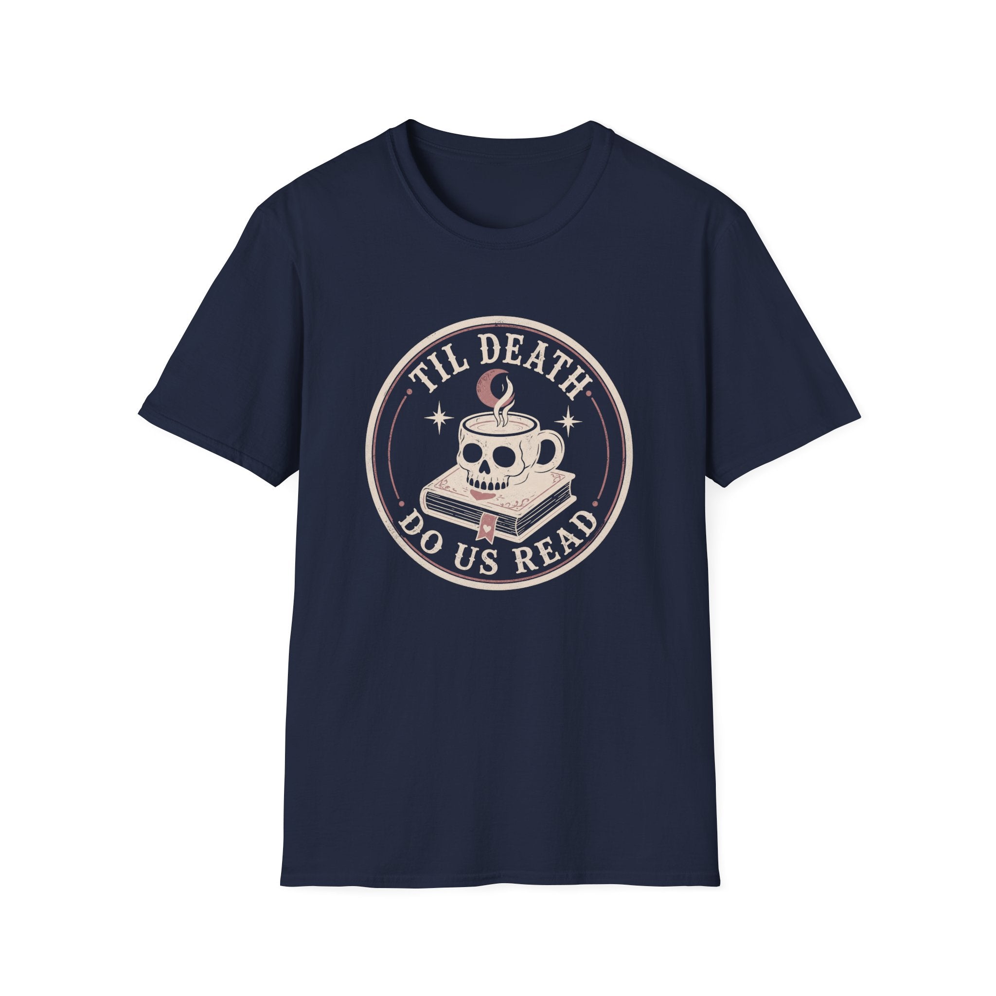 Til Death Do Us Read Circle Badge T-Shirt