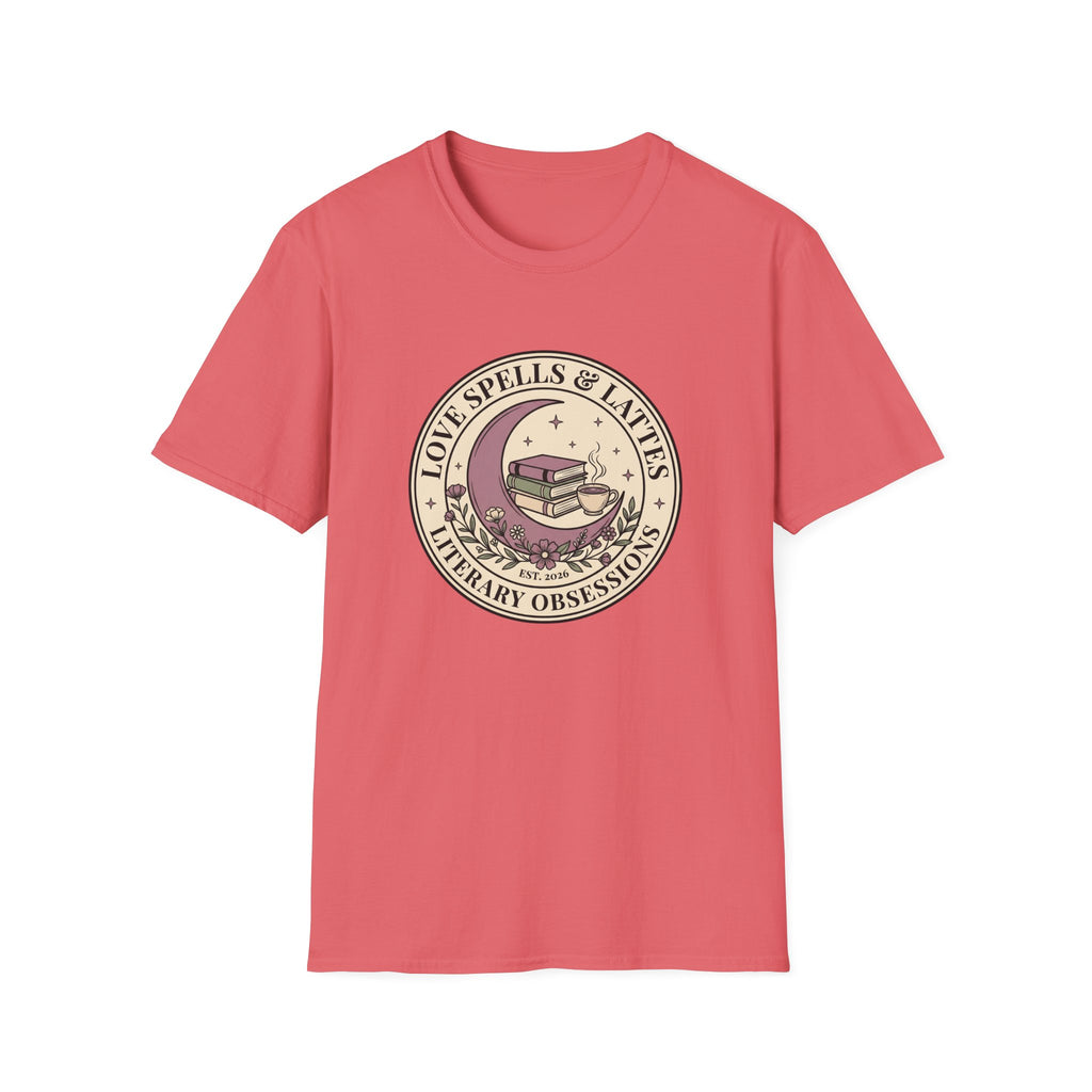 Love Spells & Lattes Literary Obsessions T-Shirt