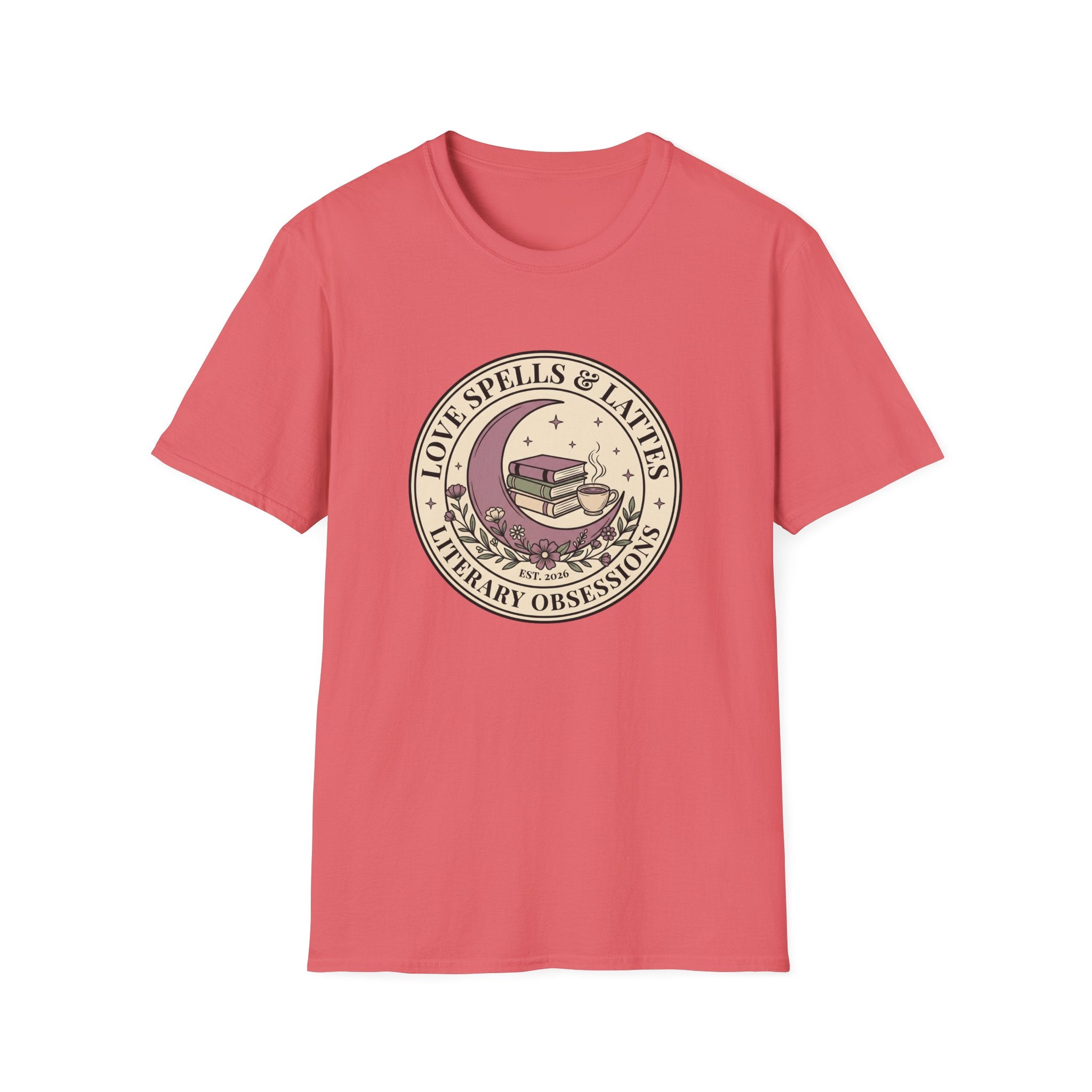Love Spells & Lattes Literary Obsessions T-Shirt