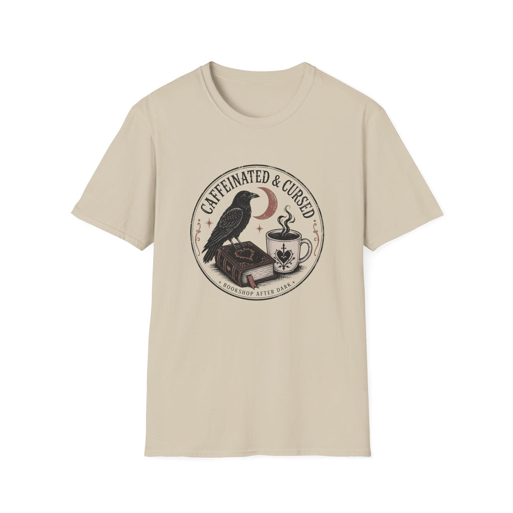 Caffeinated & Cursed Bookshop After Dark T-Shirt