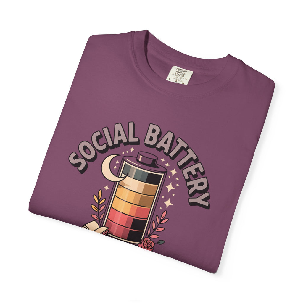 Social Battery Reserved For Romantasy T-Shirt